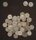 Roll of 50 - 1943 P+D+S Lincoln Wheat Steel Cents - Nice Mixed Lot of VF - AU