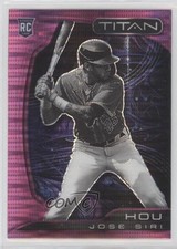 2022 Panini Chronicles Titan Pink Pulsar Prizm Jose Siri #14 0b2