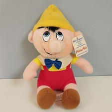 VINTAGE 1980s WALT DISNEY PRODUCTIONS PINOCCHIO PLUSH DOLL TOY
