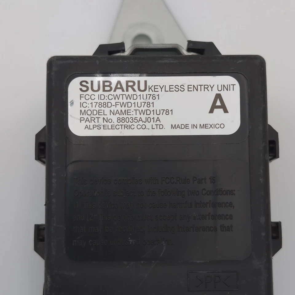 Unidad de módulo de control de entrada sin llave Subaru Outback Legacy 2010-2014 OEM Foto 4 de 4