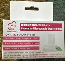 Nenesupply 5 pc Duckbill Valves Compatible with Spectra S1 Spectra S2 Breastpump