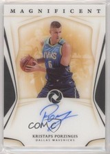2019-20 Panini Opulence Magnificent 33/49 Kristaps Porzingis #MA-KP Auto 0c3