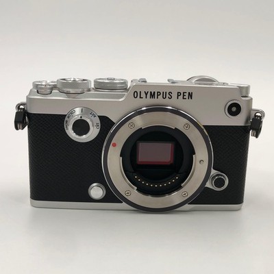 Olympus PEN-F Mirrorless Digital Camera Silver Body with Accessories Excellent