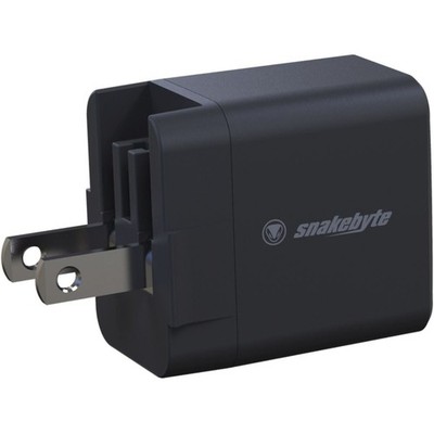 Snakebyte Power Charge S2 Stecker Adapter Schwarz