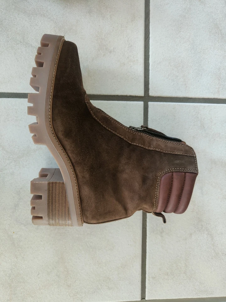 Ralph Harrison Stiefeletten Boots Braun 38 Neu Mit Etikett Veloursleder - Bild 3 von 4