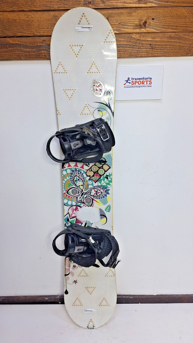 Salomon Lotus 151 cm Snowboard + Speedfit M Bindings Winter Snow