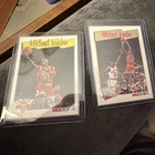 Michael Jordan NBA Hoops 1991-92 2 Card Lot (Supreme Court #455, Milestone #317)