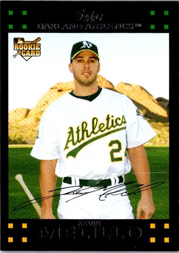 2007 Topps Updates & Highlights Kevin Melillo #UH187 Oakland Athletics
