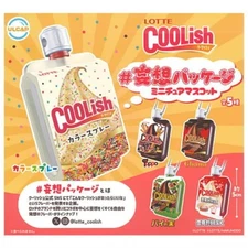 LOTTE Coolish #Moso Package Mini Mascot / Capsule Full 5 Type Comp Set Gacha