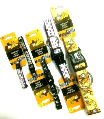 GARFIELD & ODIE Hunde-Katzen Halsband Vers. Größen, Motive & Farben aus Nylon Clipverschluß TOP!