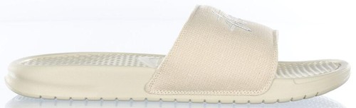 MENS NIKE X STUSSY BENASSI SLIDES / SANDALS WHITE SAIL-BLACK SZ 4