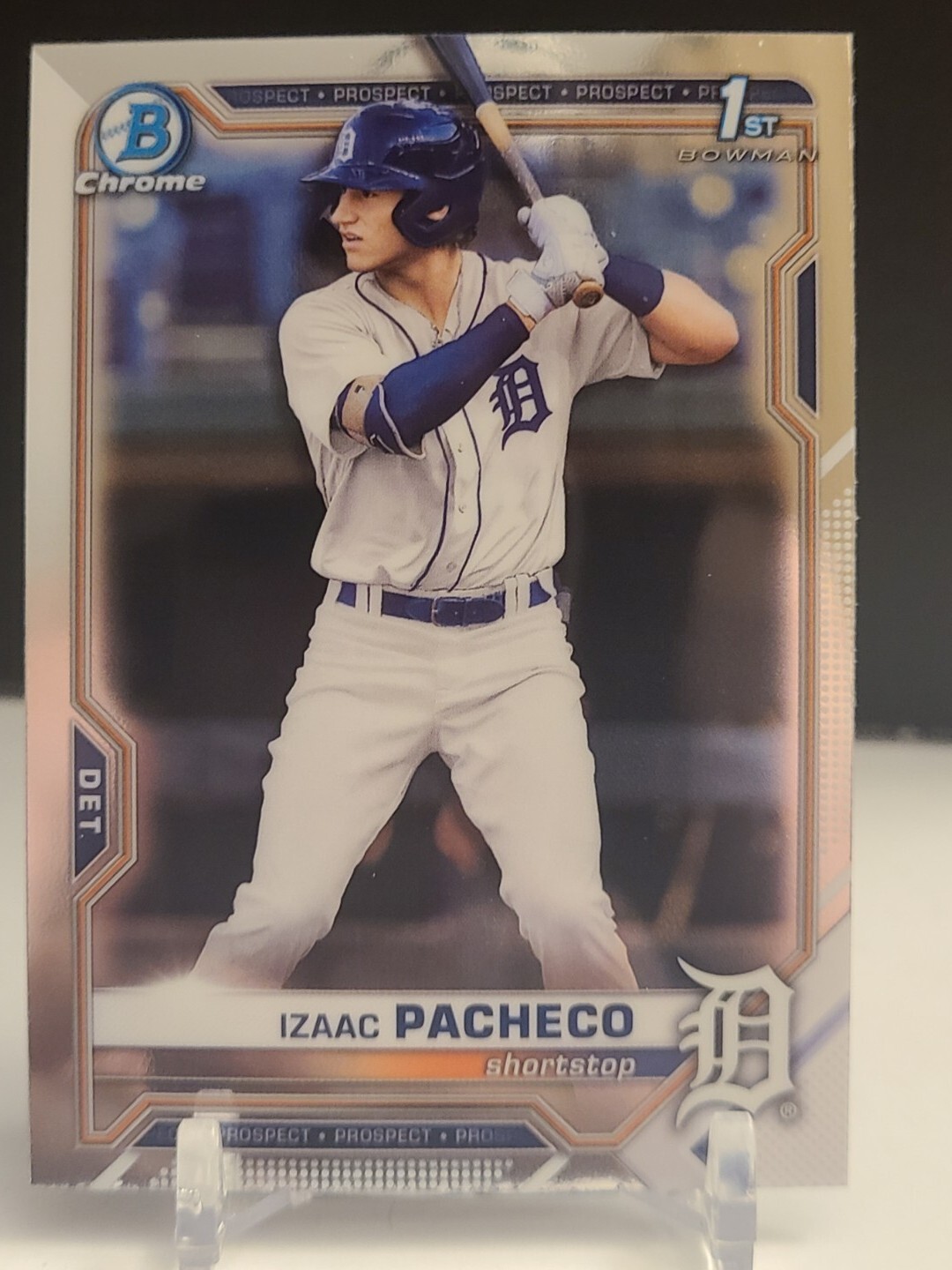 2021 Bowman Draft Chrome Izaac Pacheco #BDC-46 1st Bowman RC