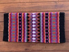 Western Show Horse Riding Handmade Saddle Pad Wool in 34 42