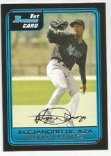 ALEJANDRO DE AZA 2006 BOWMAN PROSPECTS CARD NEAR MINT+ CONDITION