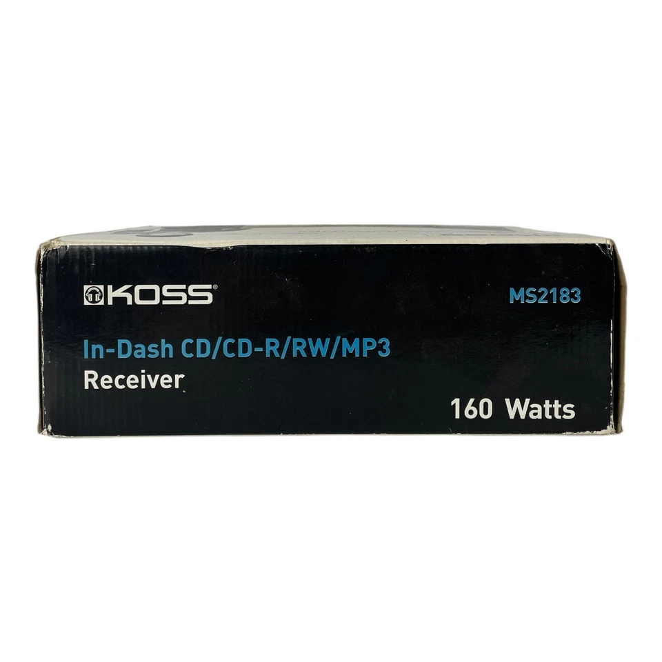 Receptor de CD/CD-R/RW/MP3 en tablero KOSS cara desmontable MS2183 160 vatios Foto 3 de 4