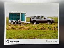 Vauxhall Frontera towcar horsebox Press Photograph - 8? x 6? Photo