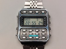 Casio vintage CD401 modulo 246 orologio calcolatrice uomo donna leggi descr