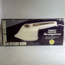 Osrow Steamstress Sewing Ironing Travel Steam Iron Sold As Is Manual Vtg 1983