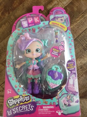 shopkins lil secrets shoppies peppa mint