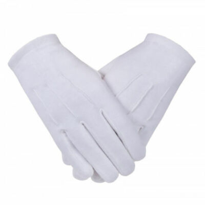 White Stretch Nylon Formal Gloves (Pair) White Stretch Nylon Formal Gloves (Pair)