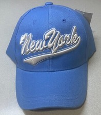 New York NY Hat - Baseball Cap - One Size Fits Most - Blue