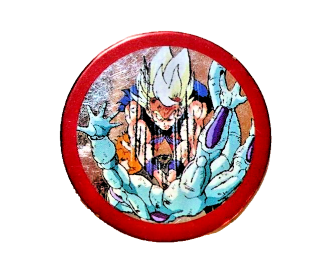 dragon ball z round menko vintage 77 disk jack mixture of four