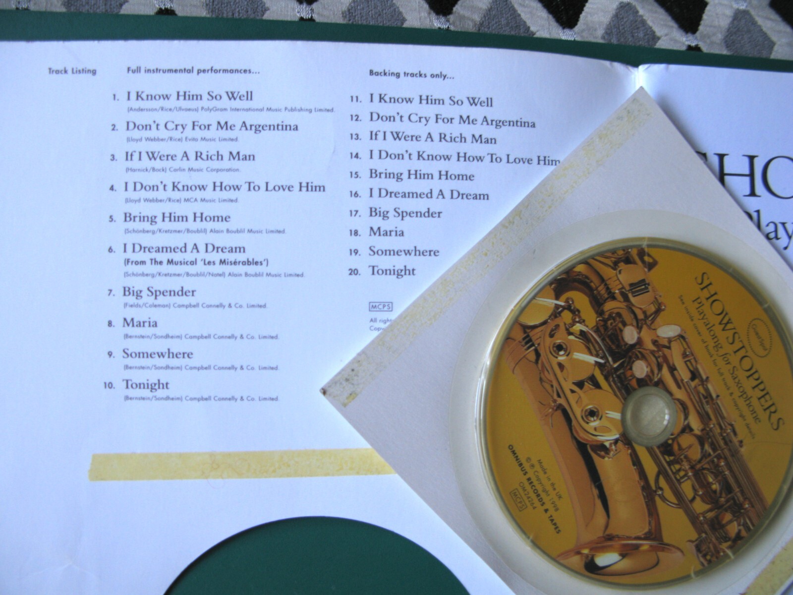 Music Books & CDs for Saxophone Alto Sax eBay