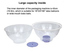 Balloon Stuffer kit Large Transparent Balloon Stuffing Machine with Flower Tube