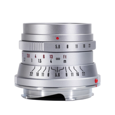 Zhongyi Mitakon Speedmaster 28mm f/5.6 Full Frame Lens Leica M M240 M3 M6 Sliver