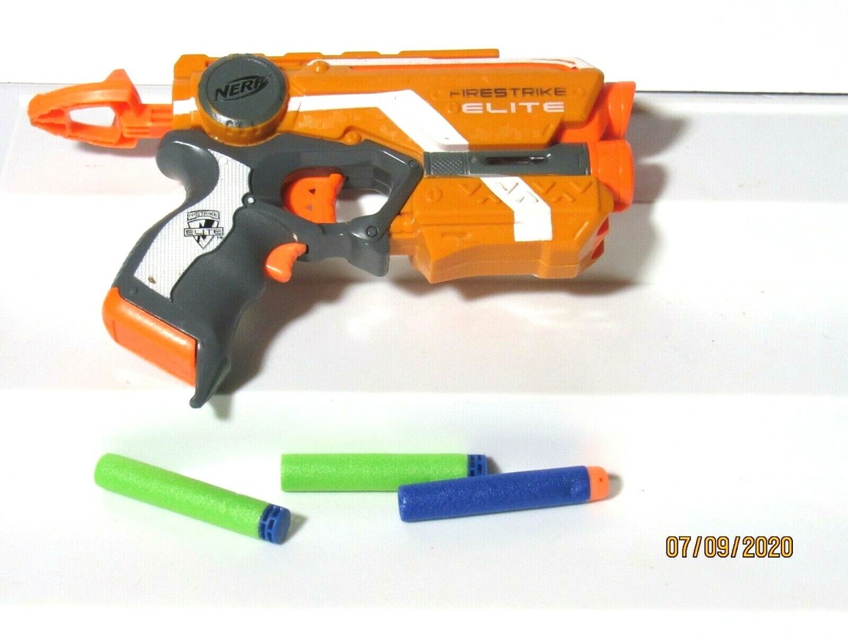 Firestrike Nerf Gun Hasbro M-Strike Elite Blaster Red Light