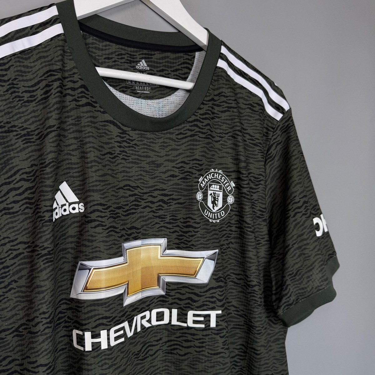 MANCHESTER UNITED 2020 2021 #18 B.FERNANDES AWAY SHIRT AUTHENTIC
