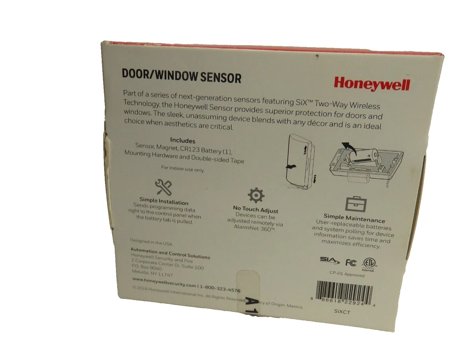 Honeywell SiXCT (Sensor de puerta/ventana inalámbrico)- NUEVO Foto 3 de 4