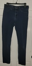  DENIM dark Blue Denim Stretch Skinny ankle Jeans 29