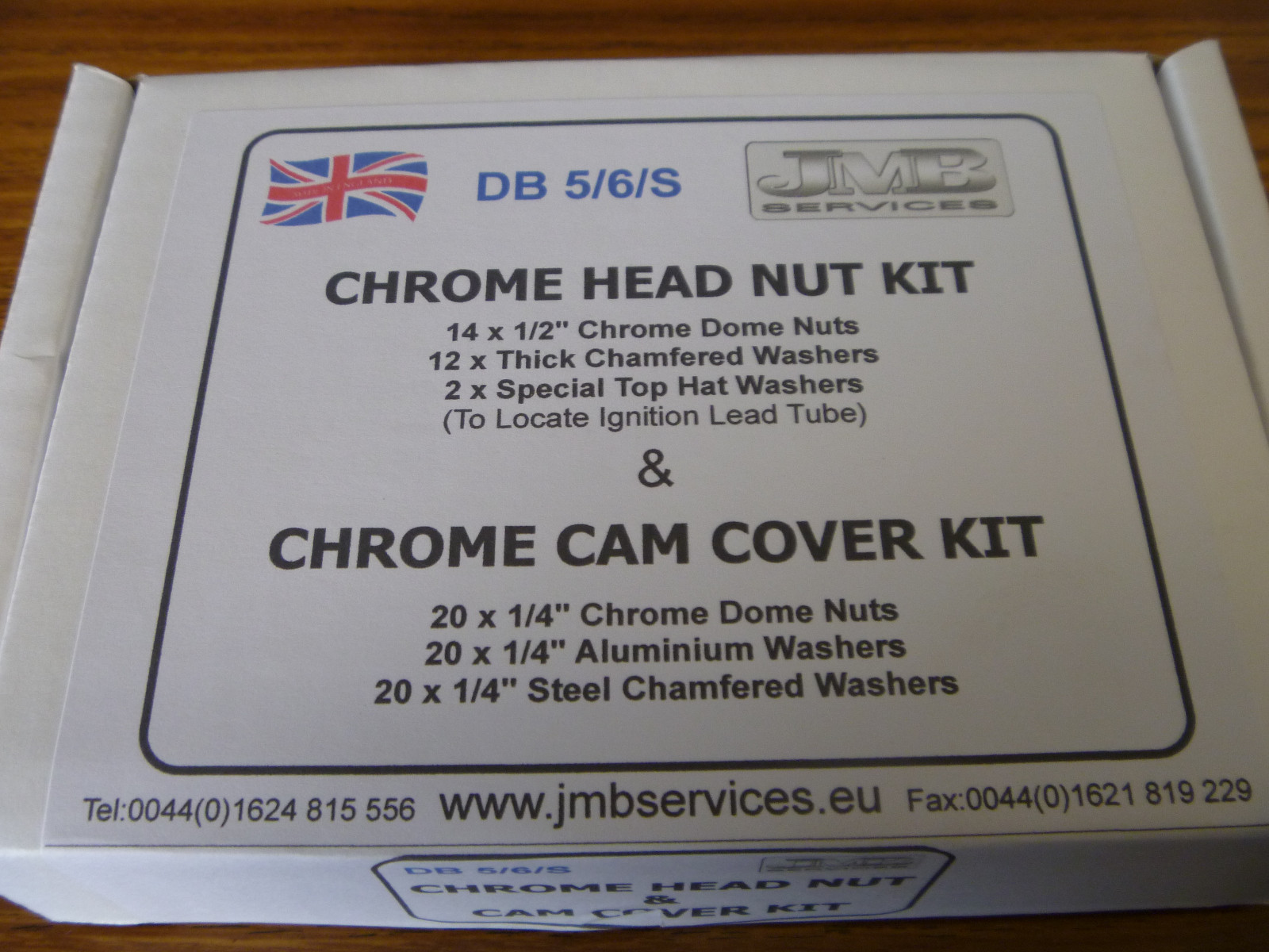 ASTON MARTIN DB4 DB5 DB6 DBS CHROME HEAD NUT KIT CAM COVERS WASHERS