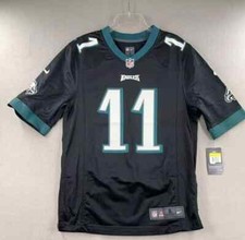 Carson Wentz Philadelphia Eagles Nike Player Game Jersey Men's 2017 MVP 11 Black