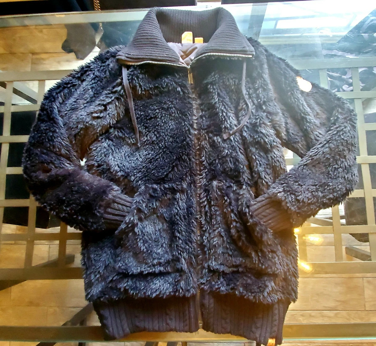 Roxy faux top fur jacket