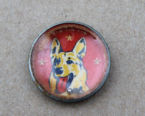Vintage Nabisco Shredded Wheat Junior Dexterity Game Puzzle Rin Tin Tin Head