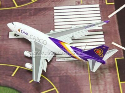 1:400 JC Wings THAI CARGO BOEING 747-400BCF Airfreighter Flap Down Diecast Model
