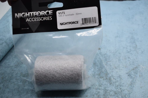 Nightforce Optics 3 inch Black Sunshade 50mm Compatible NXS NX8 V171 nos
