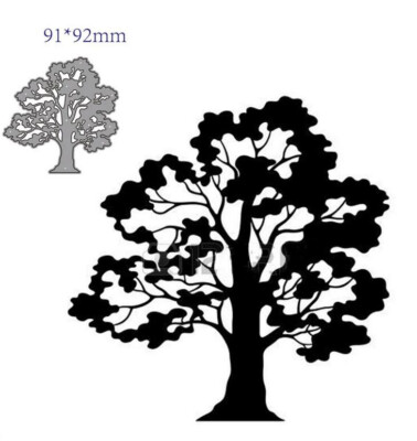 Baum Metall Präge Stencil Cutting Dies Scrapbooking Stanzschablone Stanzformen