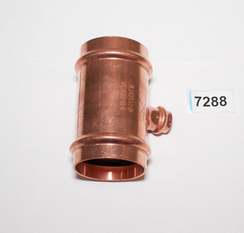 JW Press Copper Fittings  2 x 2 x 1/2"  Tee P x P x P