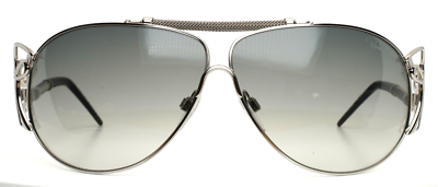 ROBERTO CAVALLI Beid 850S E98 Silver Womens Aviator Gradient Sunglasses 70-8-115 ROBERTO CAVALLI Beid 850S E98 Silver Womens Aviator Gradient  main image 2