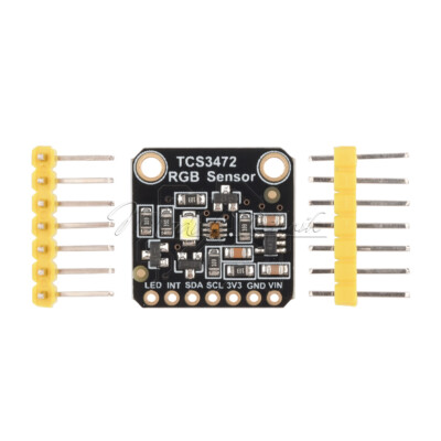 TCS34725 RGB Color Recognition Sensor Module TCS3472XFN Chip Bright Light Sensor