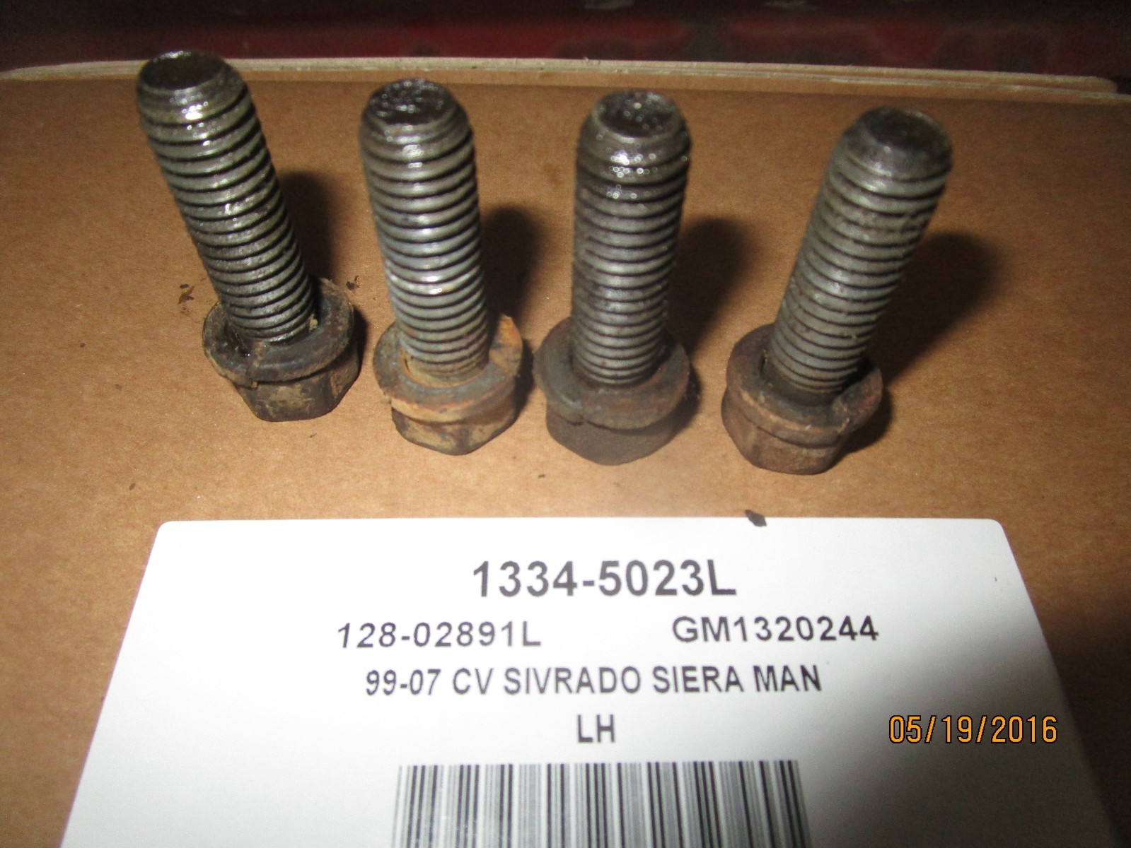 8096 f150 f250 f350 set of standard trans to bell housing bolts used