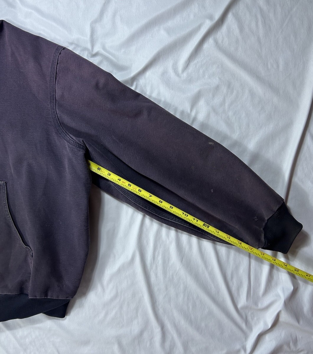 Vtg CARHARTT Jacket Men's 2XL Hooded Distressed Canvas Vtg CARHARTT Jacket Men's 2XL Hooded Distressed Canvas