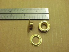 Plain Rim Grommets  Washers Solid Brass Size 2  Bulk Pack / 144 sets 