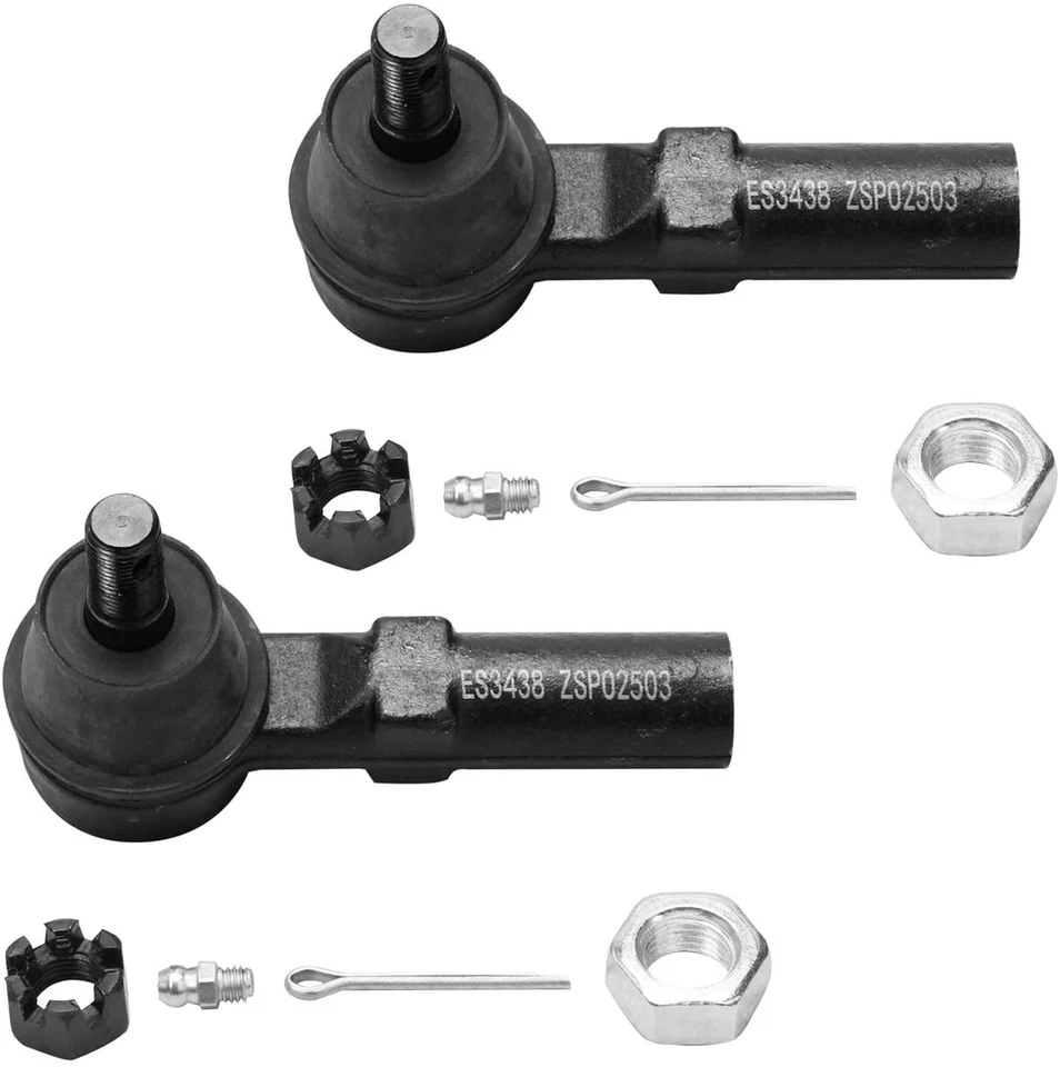 Kit de eslabones de extremo de barra de amarre interior y exterior delanteros para Nissan Altima Máxima Foto 3 de 4