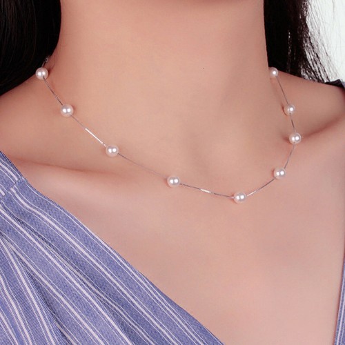 Collana Argento 925 e PERLE - Foto 3 di 4