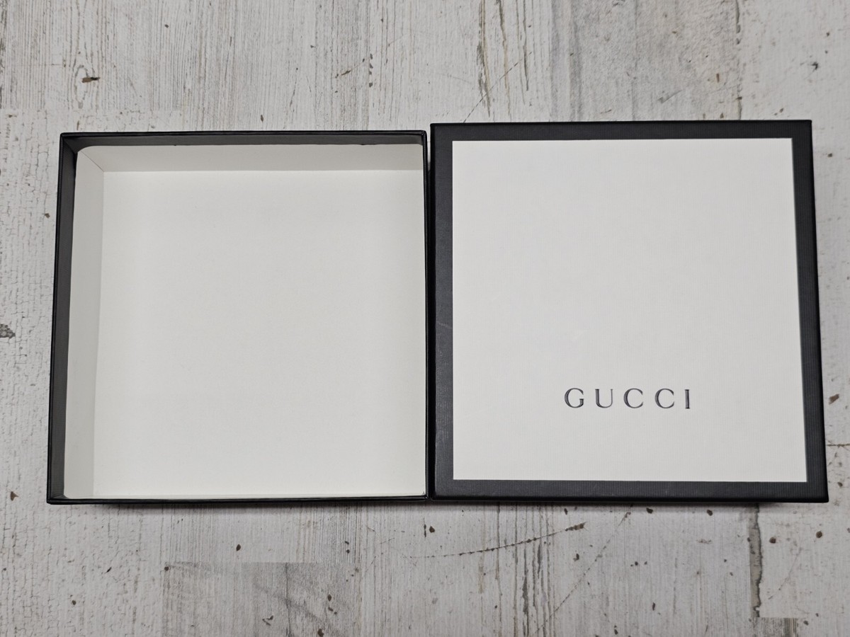 Gucci Gift Box Black White 7.5”x7”x 3” inches | eBay display picture 2