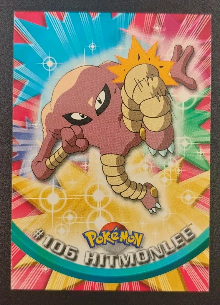 Hitmonlee #106 - Topps Blue Logo - TV Series - NON-HOLO - Pokemon Card